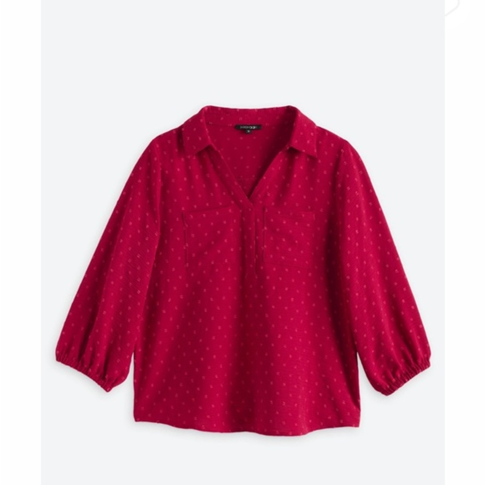 Papermoon Red Women's Woven Top STITCH FIX *NWT*
